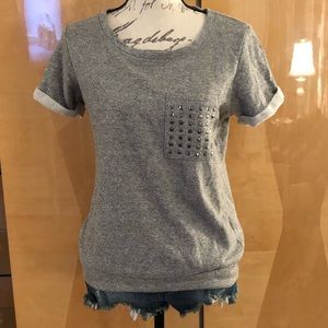 Forever 21 cute grey top